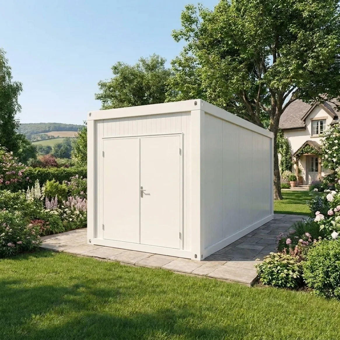 Storage in white